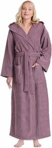 #1. Arus Women's Hooded Classic Bathrobe