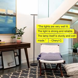 1. Brightech Sky LED Torchiere Super Bright Floor Lamp