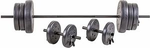 #2- US Weight 105 lb. Duracast Barbell Weight Set