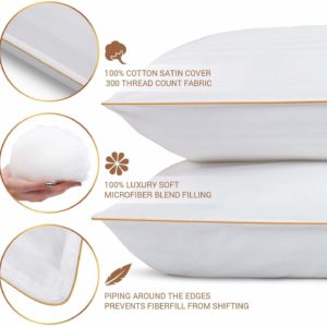 #4. King Size Bed Pillows for Sleeping 