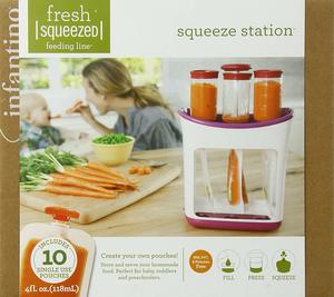 1. Infantino Squeeze Station Baby Food Maker