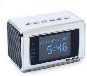 #2 TOP Secret Spy Camera Mini Clock Radio Hidden DVR