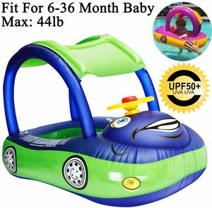 intex baby float with canopy