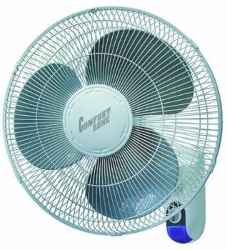 8.Comfort Zone Wall Mount Fan