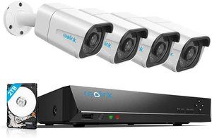 #9 Reolink 4K PoE Security Camera System PoE IP Cameras