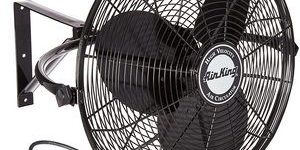 #3. Air King 2 16 HP Non-Oscillating 3-Speed Wall Mount Fan