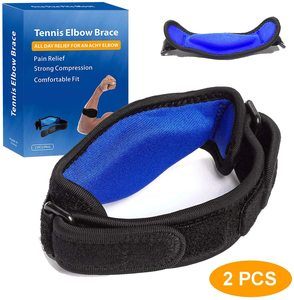 3. Tennis Elbow Brace for Elbow Tendonitis (2 PCS)