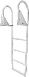 #4. Extreme Max 3005.3473 4-Step Flip-Up Dock Ladder