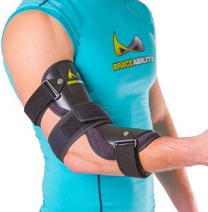 6. BraceAbility Cubital Tunnel Syndrome Elbow Brace