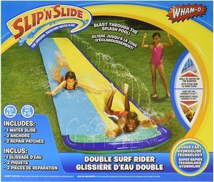 6. Wham-O Slip 'N Slide Surf Rider Double Sliding Lanes 16ft