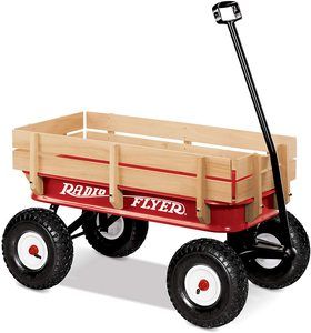 8. Radio Flyer 3 All-Terrain Steel & Wood Wagon