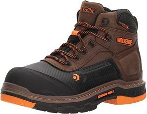 8. Wolverine Men's Overpass Composite Toe Waterproof Work Boot