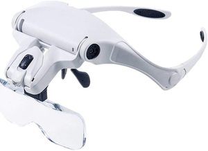 9. Illuminated Head Mount Magnifying Glass with LED Light