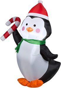 10. Gemmy G08 36052 Air Blown Outdoor Penguin Decor