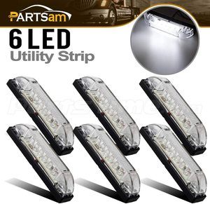 2. Partsam 6X 4 Marine Clear LED Utility Strip Light