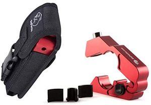 3. BigPantha #1 Motorcycle Lock (Red)