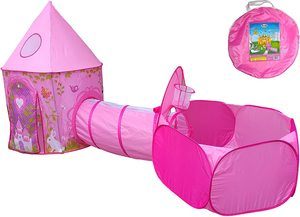 3. Playz Girls Princess Fairy Tale Castle, 3pc