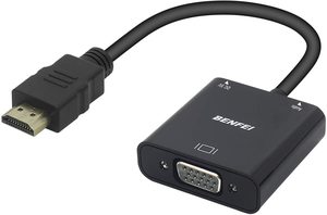 4. BENFEI Gold-Plated HDMI to VGA Adapter