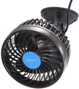 4. Electric Car Cooling Fan with 360 Degree Adjustable Dual Head