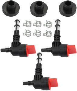 7. Hipa Pressure Washer, Fuel Shut Off Valve, Pack of 3