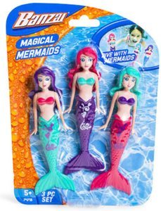 #4 Fun Stuff Banzai Spring and Summer Magical Mermaid Dolls