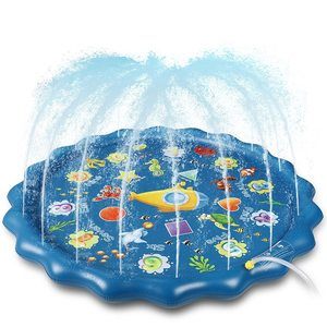 #5 Sprinkler for Kids, 67-Inch Inflatable Splash Pad