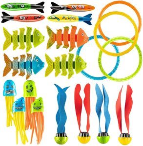 #6 Prextex 24-Pc Diving Toy Set