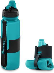 1. Nomader Collapsible Water Bottle - BPA Free