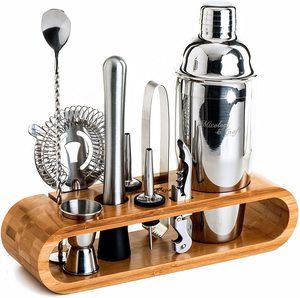 10. Mixology Bartender Kit 10-Piece Bar Tool Set