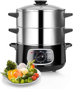 10. Secura 2 Stainless Steel Food Steamer