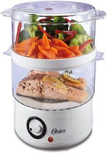 2. Oster Double Tiered Food Steamer