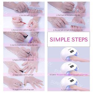 3. SUNUV UV LED Nail Polish Dryer Ge