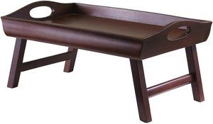 4. Winsome Wood Sedona Bed Tray, Antique Walnut