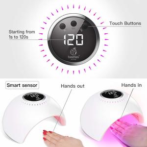 6. Beetles UV LED Nail Lamp, Gel Nail Polish