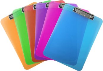 6. Trade Quest Plastic Clipboard (Pack of 6)