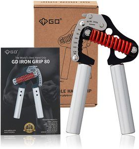 7. GD Hand Grip Strengthener, 80 Adjustable Hand Gripper