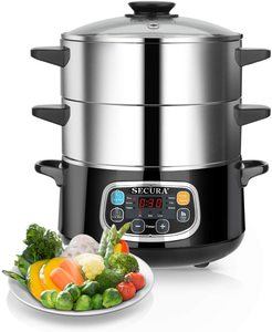 8. Secura Electric Food Steamer, 8.5 Quart