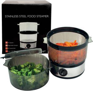 9. 400 Watt Stainless Steel Food Steamer