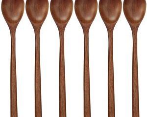 9. ADLORYEA Eco-Friendly Table Spoon, 6 Pieces