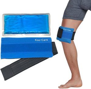 9. Koo-Care Flexible Gel Ice Pack & Wrap with Elastic Strap
