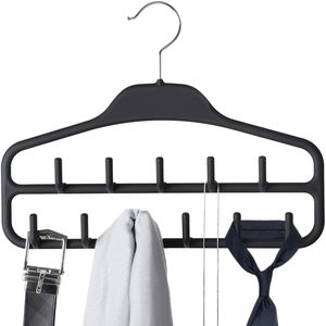 9. SMARTAKE 360 Degree Rotating Tie Rack, Belt Hanger