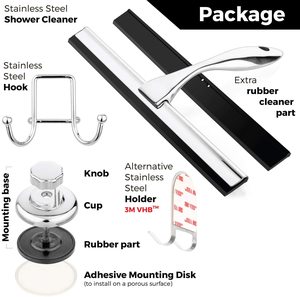 1. HASKO accessories Bathroom Shower Squeegee