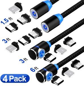 2. 3 in 1 Magnetic Charging Cable (4 Pack)