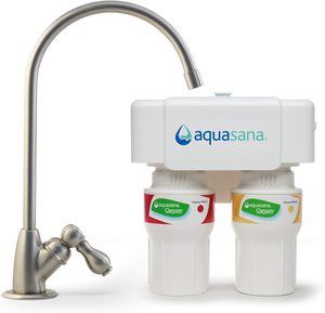 8. Aquasana 2-Stage Under Sink Water Filter System