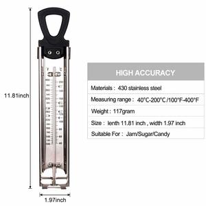 9. Candy Thermometer Deep Fry Thermometer with Hanging Hook