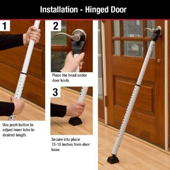 #1. 265D Door Security Bars