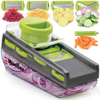 10. Mueller Mandoline Slicer for Fruits and Vegetables