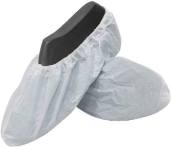 11. Disposable Shoe Covers Sneaker Boot Covers, 100 Pack