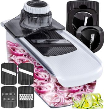 2. Fullstar Mandoline Slicer, 6-in-1 Vegetable Spiralizer