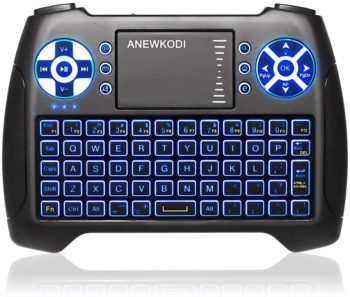 3. ANEWISH T16-BLUE Mini Wireless Keyboards